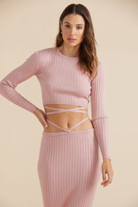 Aria knit midi skirt - Minkpink